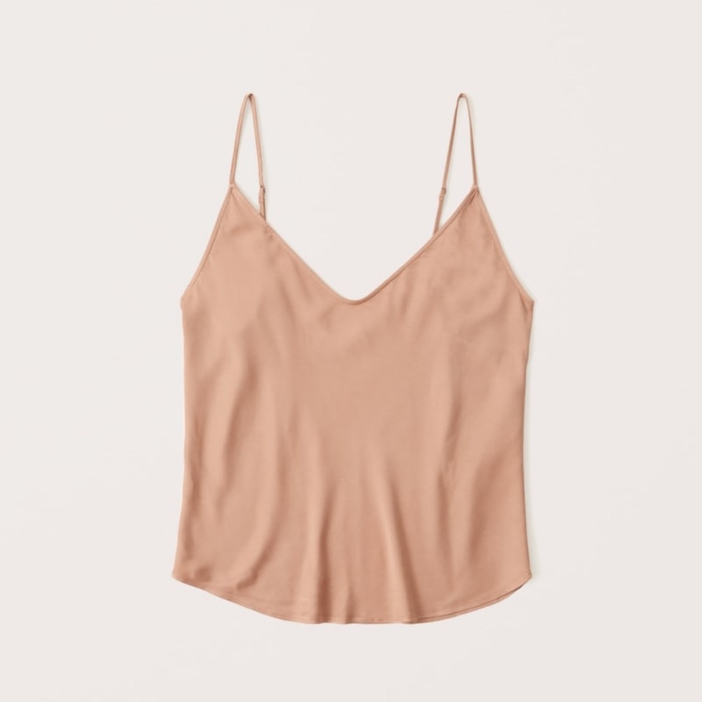 Abercrombie & Fitch 90’s satin voopneck tank